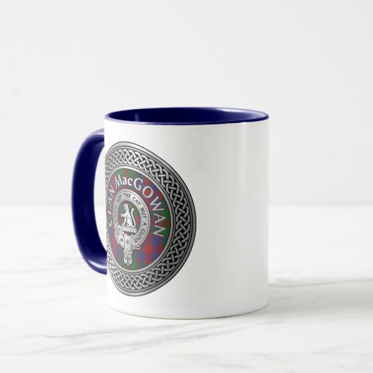 Clan MacGowan Crest Mok (Voorkant links)