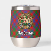 Clan MacGowan Crest over Tartan (Voorkant)