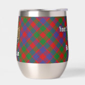 Clan MacGowan Crest over Tartan (Links)