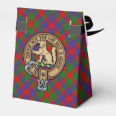 Clan MacGowan Crest over Tartan Bedankdoosjes (Achterkant)