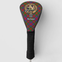 Clan MacGowan Crest over Tartan Golfheadcover