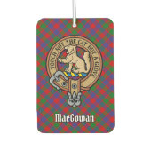 Clan MacGowan Crest over Tartan Luchtverfrisser (Voorkant)