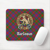 Clan MacGowan Crest over Tartan Muismat (Met muis)