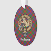Clan MacGowan Crest over Tartan Ornament (voorkant)