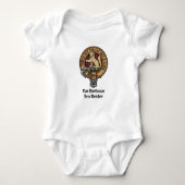 Clan MacGowan Crest over Tartan Romper (Voorkant)