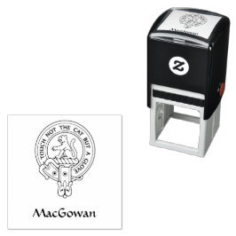 Clan MacGowan Crest Rubberen Stempel