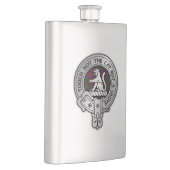 Clan MacGowan Crest & Tartan Flacon (Rechts)