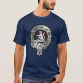 Clan MacGowan Crest & Tartan T-shirt (Voorkant)