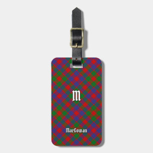 Clan MacGowan Tartan Bagagelabel