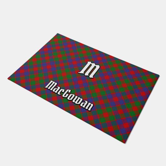 Clan MacGowan Tartan Deurmat (Schuin)