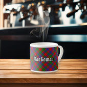 Clan MacGowan Tartan Espresso Kop