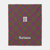 Clan MacGowan Tartan Fleece Deken (Voorkant)