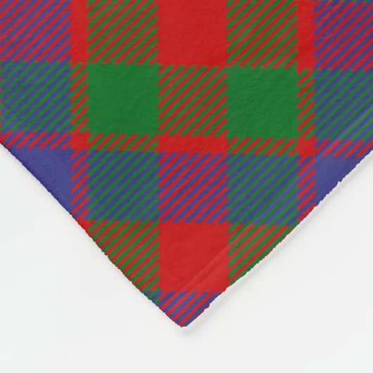 Clan MacGowan Tartan Fleece Deken (Hoek)