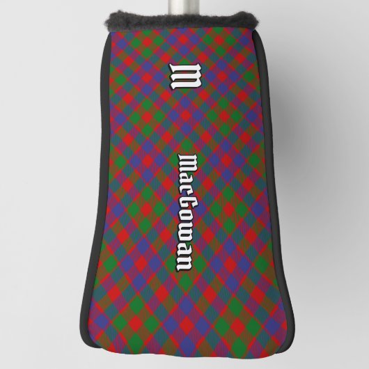 Clan MacGowan Tartan Golfheadcover (Draai 90)