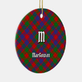 Clan MacGowan Tartan Keramisch Ornament (Rechts)
