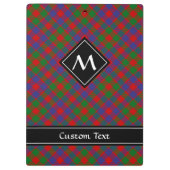 Clan MacGowan Tartan Klembord (Achterkant)