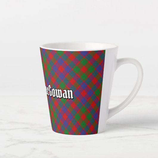 Clan MacGowan Tartan Latte Mok (Rechts)