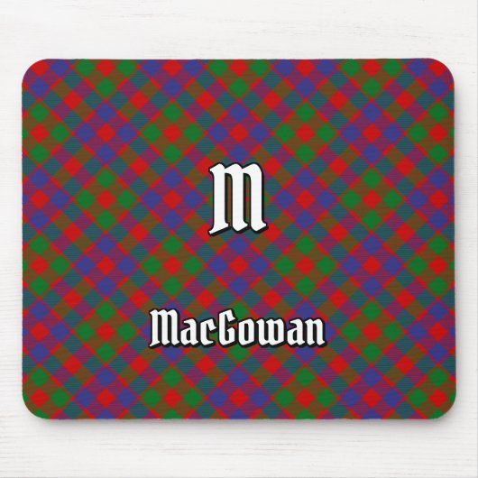 Clan MacGowan Tartan Muismat (Voorkant)