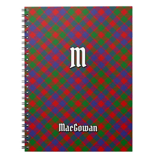 Clan MacGowan Tartan Notitieboek (Voorkant)