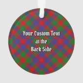 Clan MacGowan Tartan Ornament (achterkant)