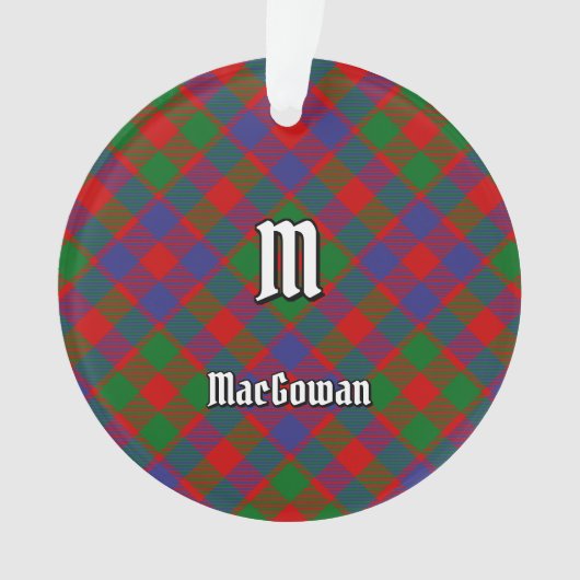 Clan MacGowan Tartan Ornament (voorkant)