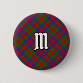 Clan MacGowan Tartan Ronde Button 5,7 Cm (Voorkant)