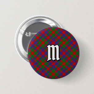 Clan MacGowan Tartan Ronde Button 5,7 Cm