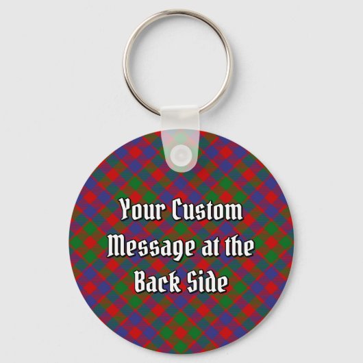Clan MacGowan Tartan Sleutelhanger (Achterkant)