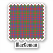Clan MacGowan Tartan Sticker (Voorkant)