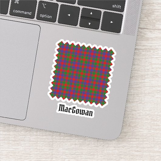 Clan MacGowan Tartan Sticker (Detail)