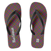 Clan MacGowan Tartan Teenslippers (Voetbed)