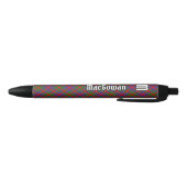 Clan MacGowan Tartan Zwarte Inkt Pen (Bodem)