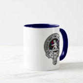 Clan MacGowan Wapen & Tartan Mok (Voorkant rechts)