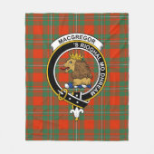Clan MacGregor Ancient Tartan Pset Fleece Deken (Voorkant)