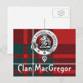 Clan MacGregor Briefkaarten (Voorkant / Achterkant)