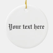 Clan MacGregor Crest Badge en Tartan  Keramisch Ornament (Achterkant)