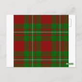 Clan MacGregor Crest Badge & Tartan Briefkaart (Achterkant)