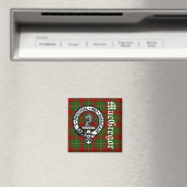 Clan MacGregor Crest Badge & Tartan Magneet (Insitu (Vaatwasser))