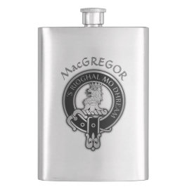 Clan MacGregor Crest Flask Flacon