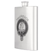 Clan MacGregor Crest Flask Flacon (Links)