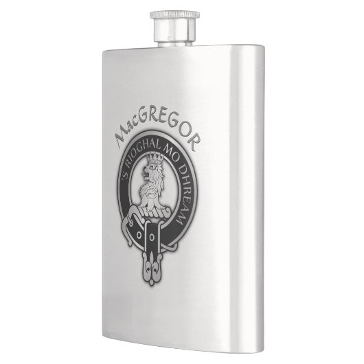 Clan MacGregor Crest Flask Flacon (Links)