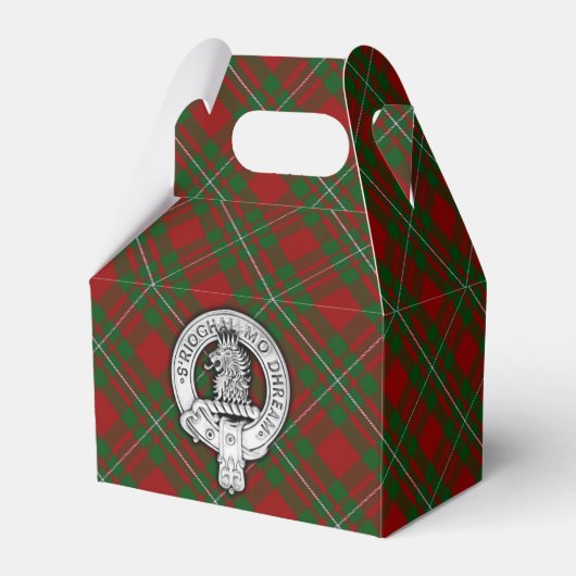 Clan MacGregor Crest & Tartan Bedankdoosjes (Voorkant Zijde)