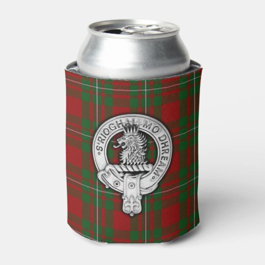 Clan MacGregor Crest & Tartan Blikjeskoeler (Blikje Voorkant)