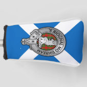 Clan MacGregor Crest & Tartan Golfheadcover (Voorkant)