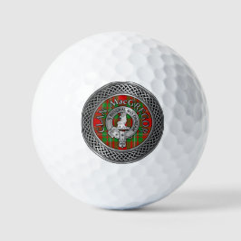 Clan MacGregor Crest & Tartan Knot Golfballen