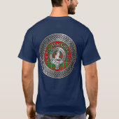 Clan MacGregor Crest & Tartan Knot T-shirt (Achterkant)