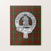 Clan MacGregor Crest & Tartan Legpuzzel (Verticaal)