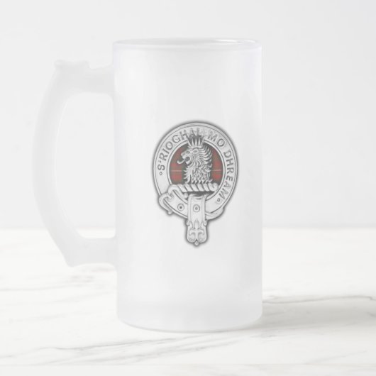 Clan MacGregor Crest &Tartan Matglas Bierpul (Links)