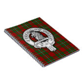 Clan MacGregor Crest & Tartan Notitieboek (Rechterzijde)