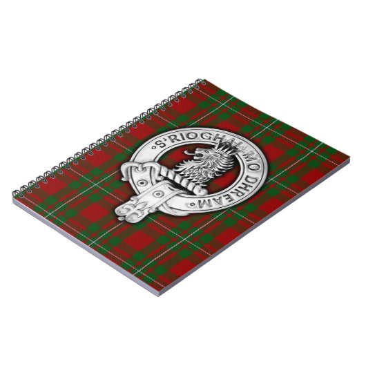 Clan MacGregor Crest & Tartan Notitieboek (Linkerzijde)